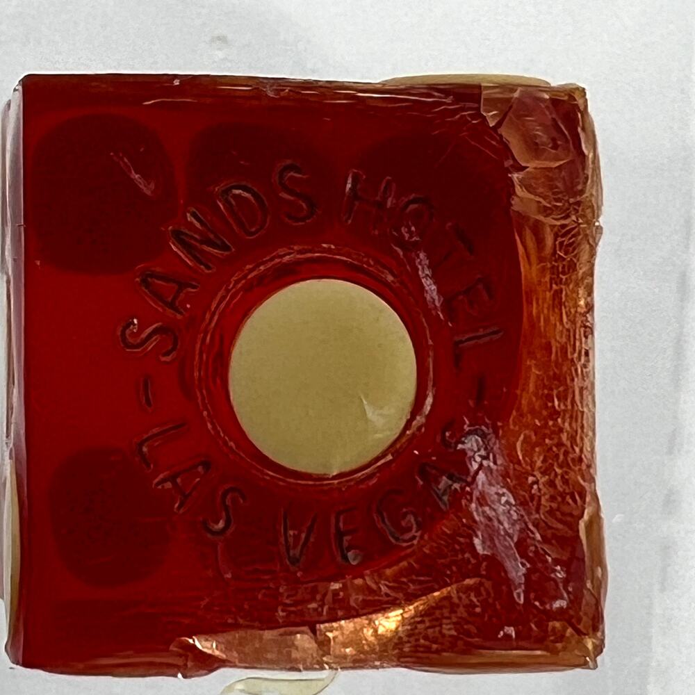 Vintage Red Dice Assorted Sands Hollywood Lot of Six